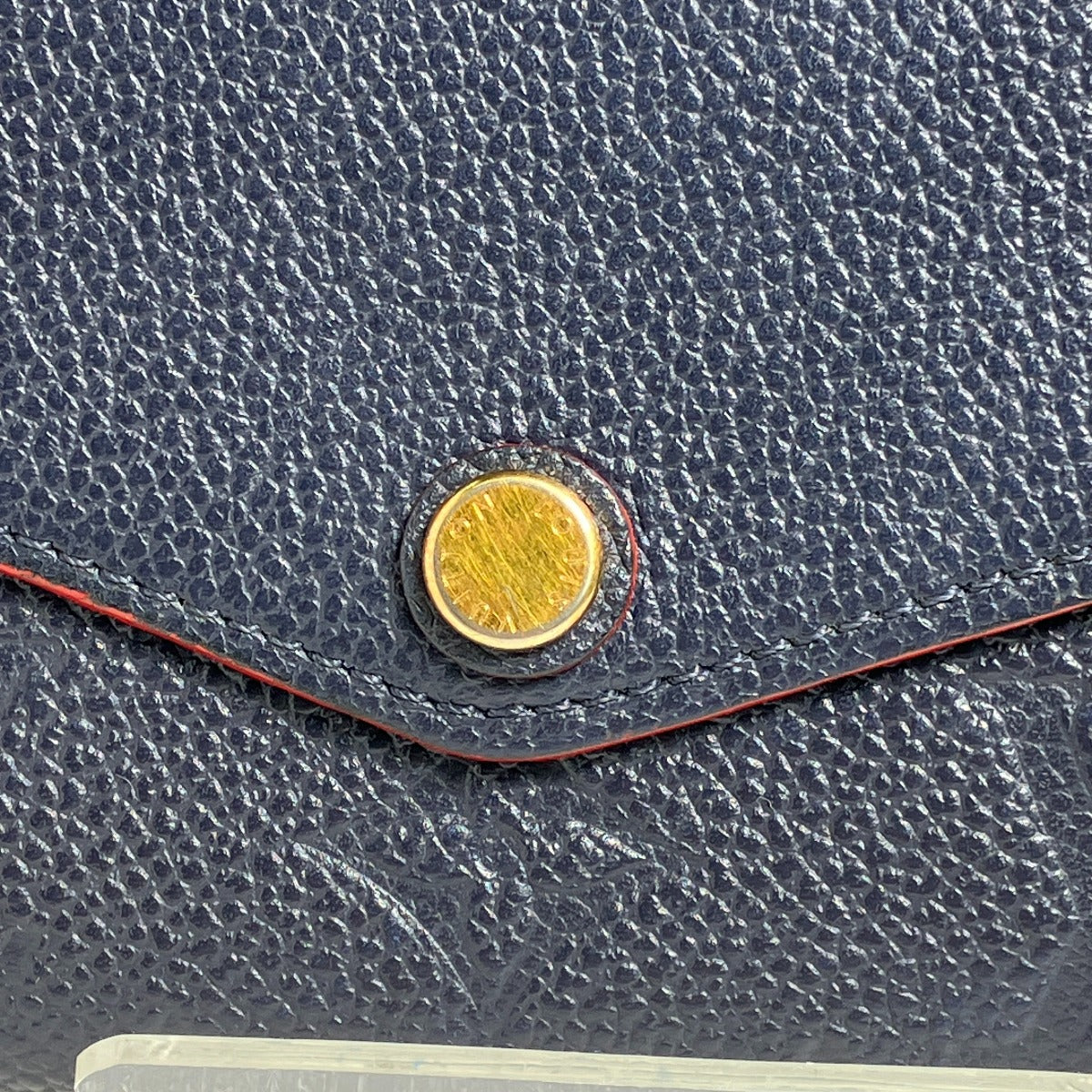 Louis Vuitton LOUIS VUITTON Long Wallet
 Portefeuille Sarah Empreinte Coin Purse with Card Case Monogram Empreinte M62125 Marine Rouge LV
 [SS]
 【second hand】 