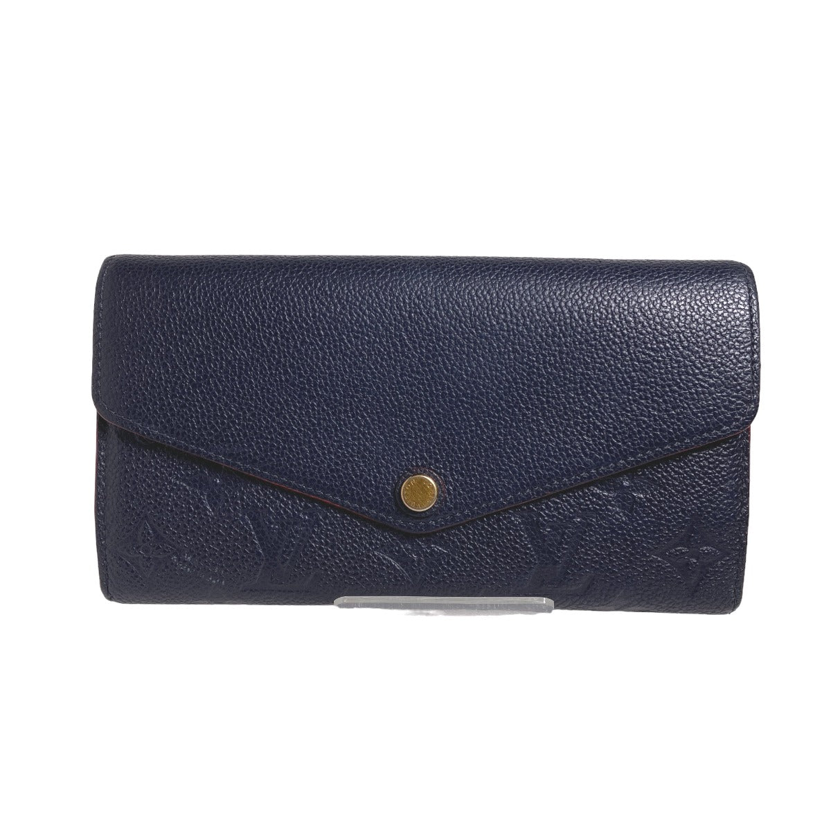Louis Vuitton LOUIS VUITTON Long Wallet
 Portefeuille Sarah Empreinte Coin Purse with Card Case Monogram Empreinte M62125 Marine Rouge LV
 [SS]
 【second hand】 