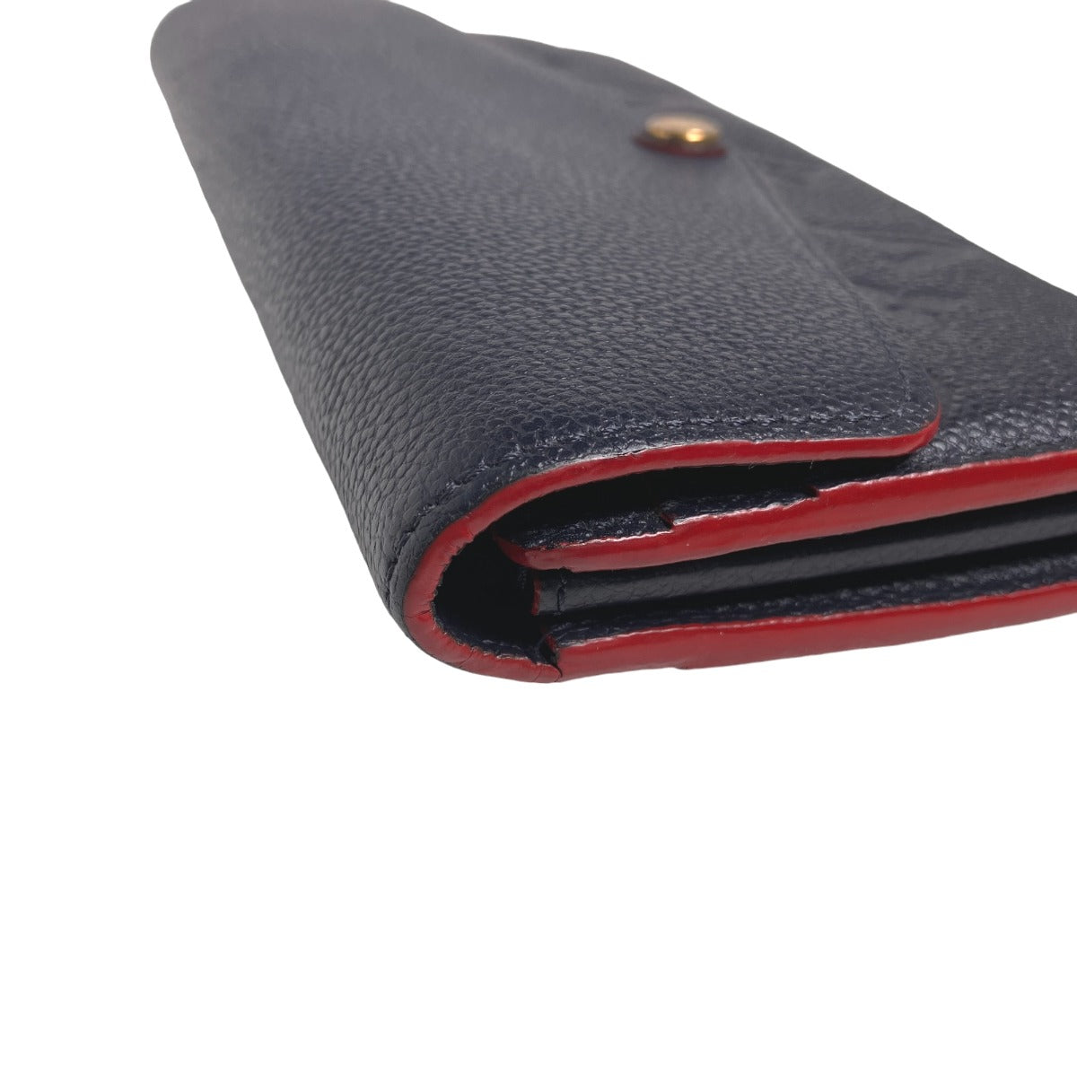 Louis Vuitton LOUIS VUITTON Long Wallet
 Portefeuille Sarah Empreinte Coin Purse with Card Case Monogram Empreinte M62125 Marine Rouge LV
 [SS]
 【second hand】 
