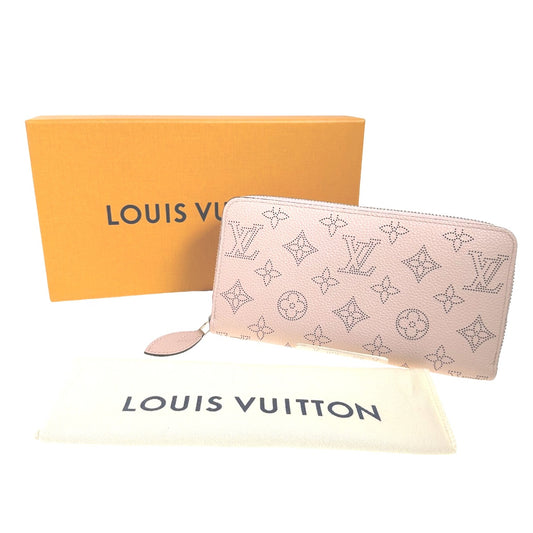 Louis Vuitton LOUIS VUITTON Long Wallet
 Mahina Zippy Wallet Monogram Mahina M61868 Magnolia LV
 [SS]
 【second hand】 