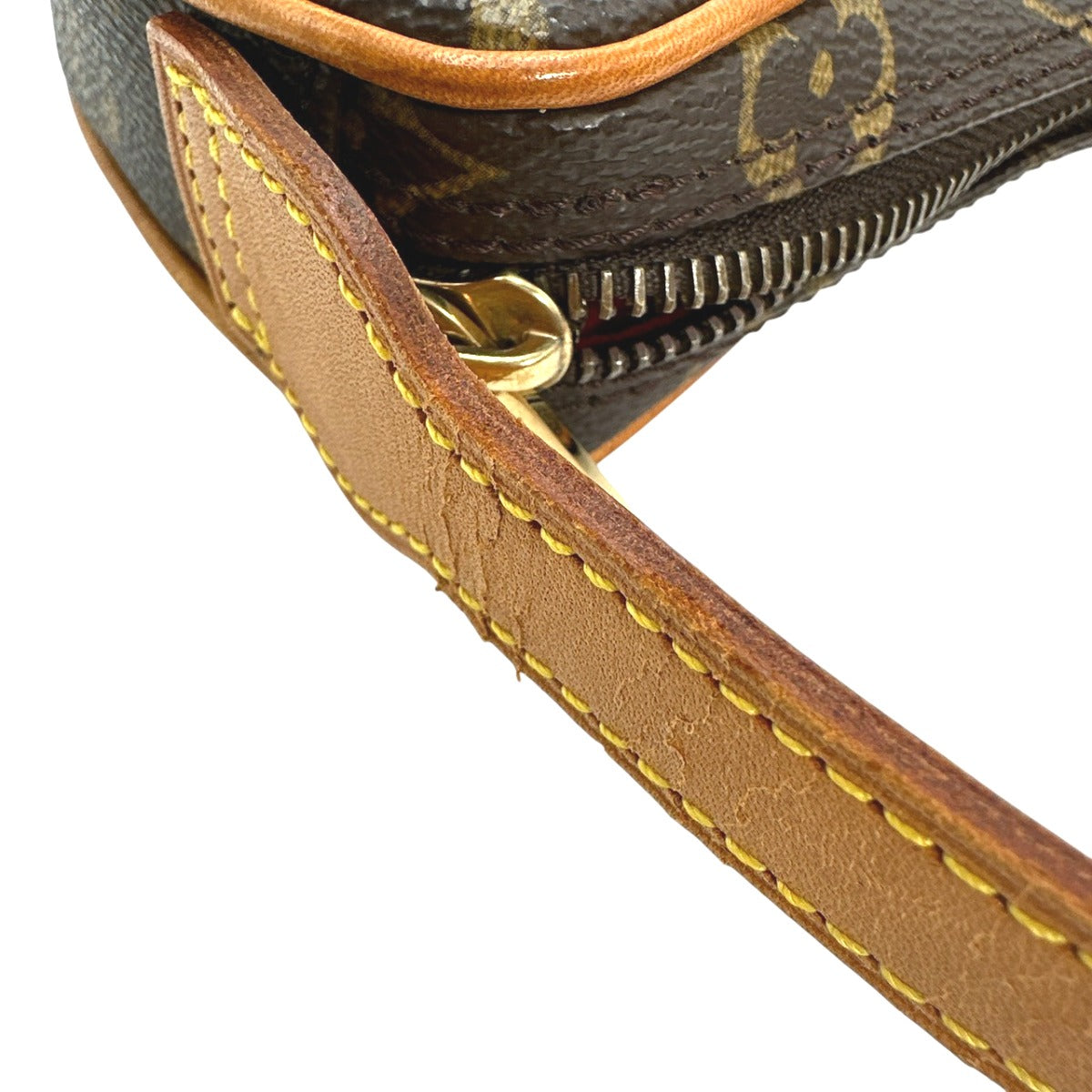 ルイヴィトン LOUIS VUITTON ハンドバッグ
 ハンドバッグ モノグラム ポシェットクロワッサン モノグラムキャンバス M51510 ブラウン LV
 【SS】
 【中古】