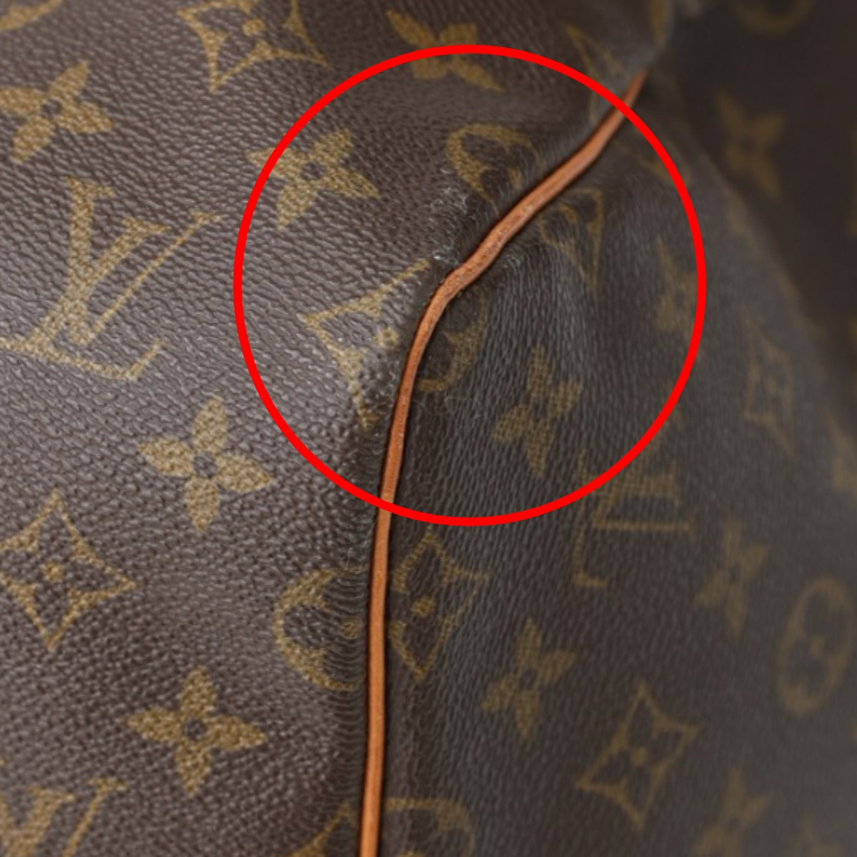 Louis Vuitton Boston Bag
 Travel bag Monogram Keepall 55 Monogram canvas M41424 Brown LV
 [SS]
 【second hand】