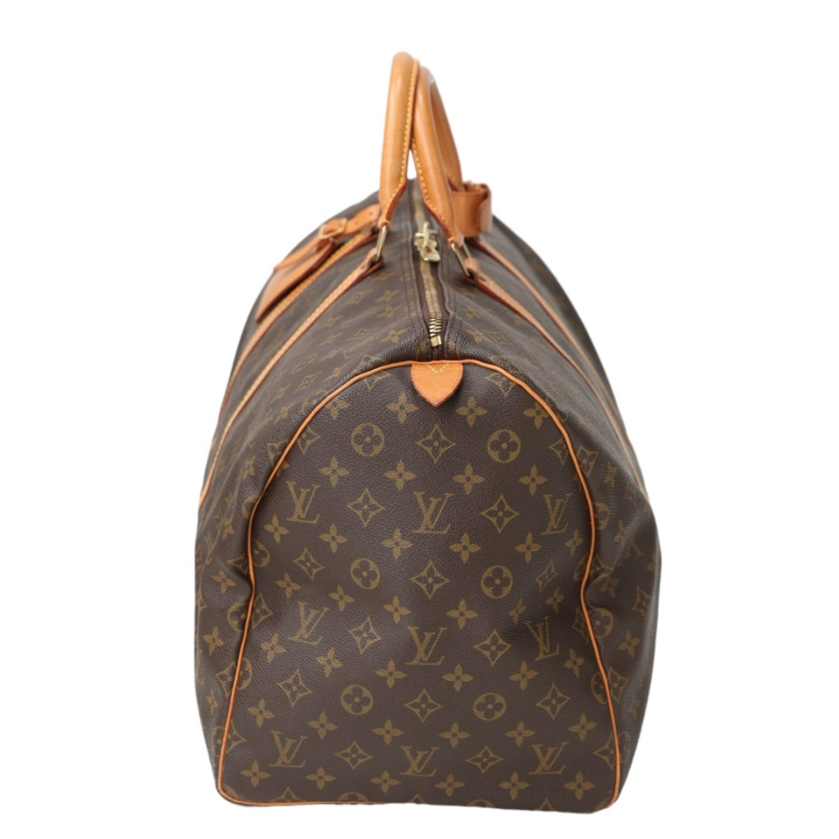 Louis Vuitton Boston Bag
 Travel bag Monogram Keepall 55 Monogram canvas M41424 Brown LV
 [SS]
 【second hand】