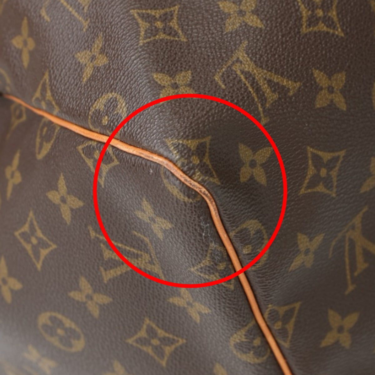 Louis Vuitton Boston Bag
 Travel bag Monogram Keepall 55 Monogram canvas M41424 Brown LV
 [SS]
 【second hand】