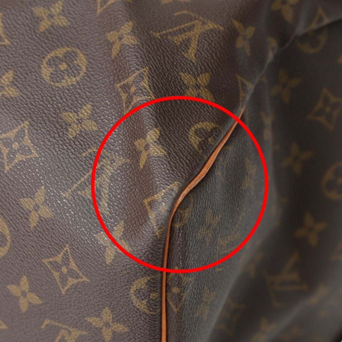 Louis Vuitton Boston Bag
 Travel bag Monogram Keepall 55 Monogram canvas M41424 Brown LV
 [SS]
 【second hand】