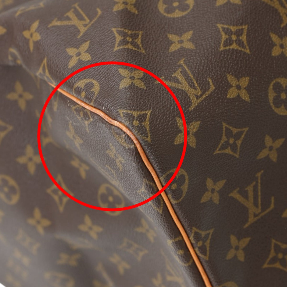 Louis Vuitton Boston Bag
 Travel bag Monogram Keepall 55 Monogram canvas M41424 Brown LV
 [SS]
 【second hand】