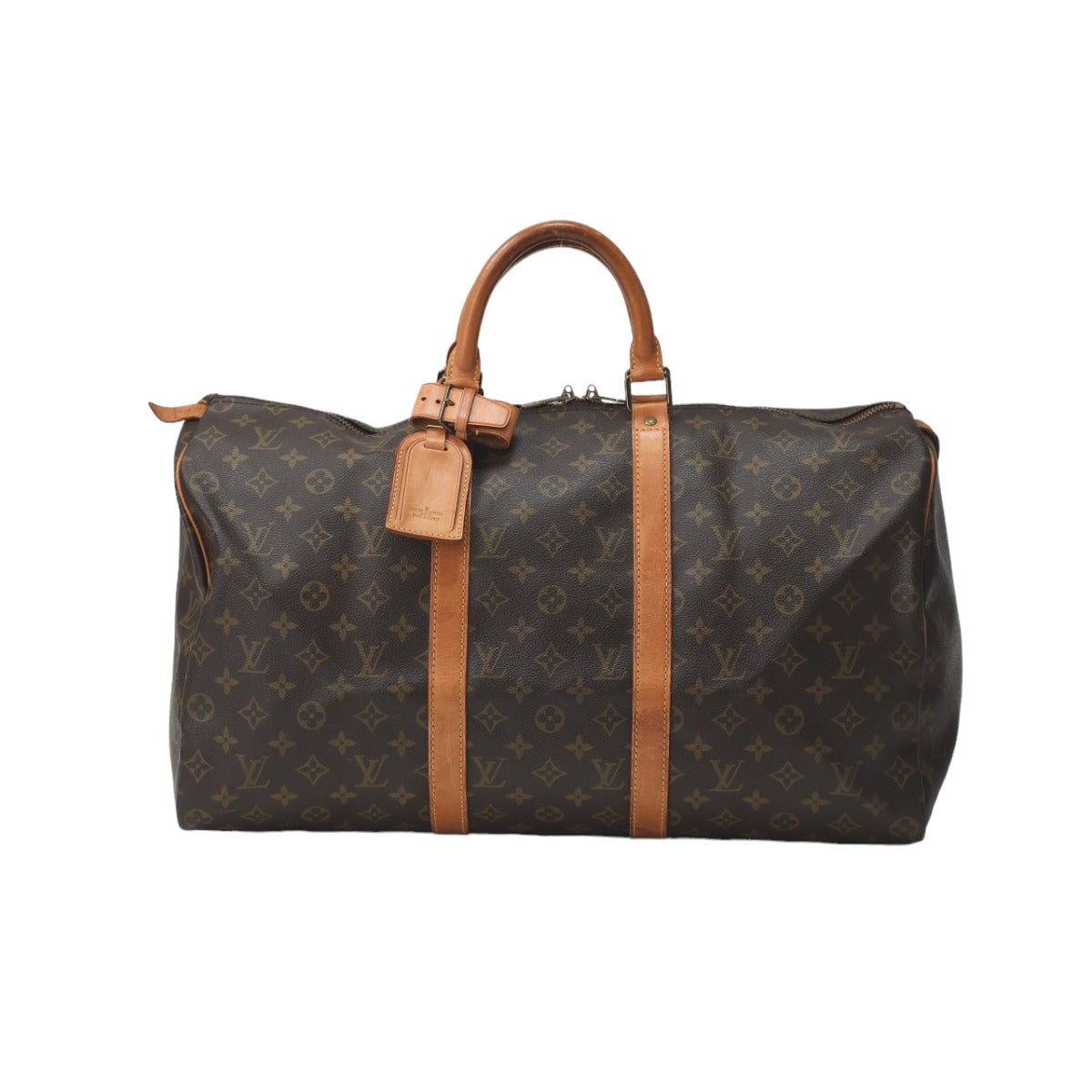 Louis Vuitton Boston Bag
 Keepall 50 Monogram Travel Bag Monogram Canvas M41426 Brown LV
 [SS]
 【second hand】 