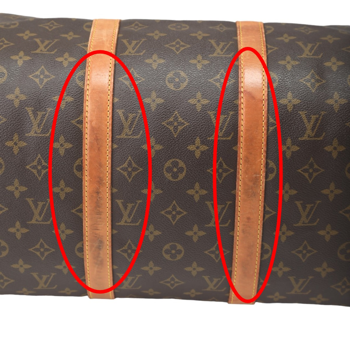 Louis Vuitton Boston Bag
 Keepall 50 Monogram Travel Bag Monogram Canvas M41426 Brown LV
 [SS]
 【second hand】 