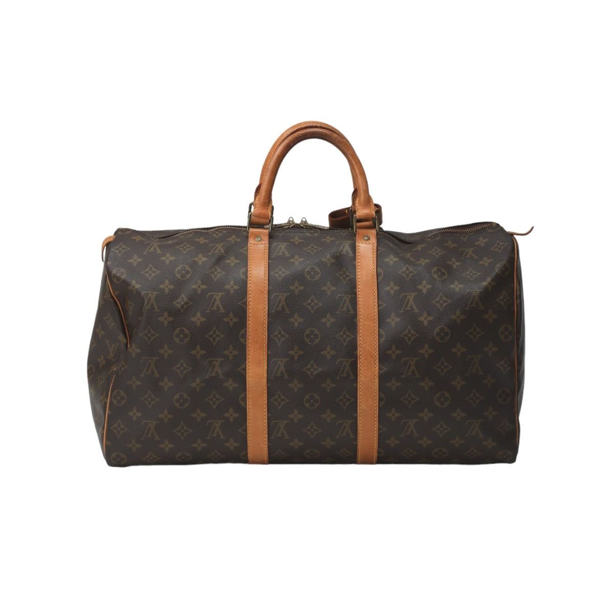 Louis Vuitton Boston Bag
 Keepall 50 Monogram Travel Bag Monogram Canvas M41426 Brown LV
 [SS]
 【second hand】 