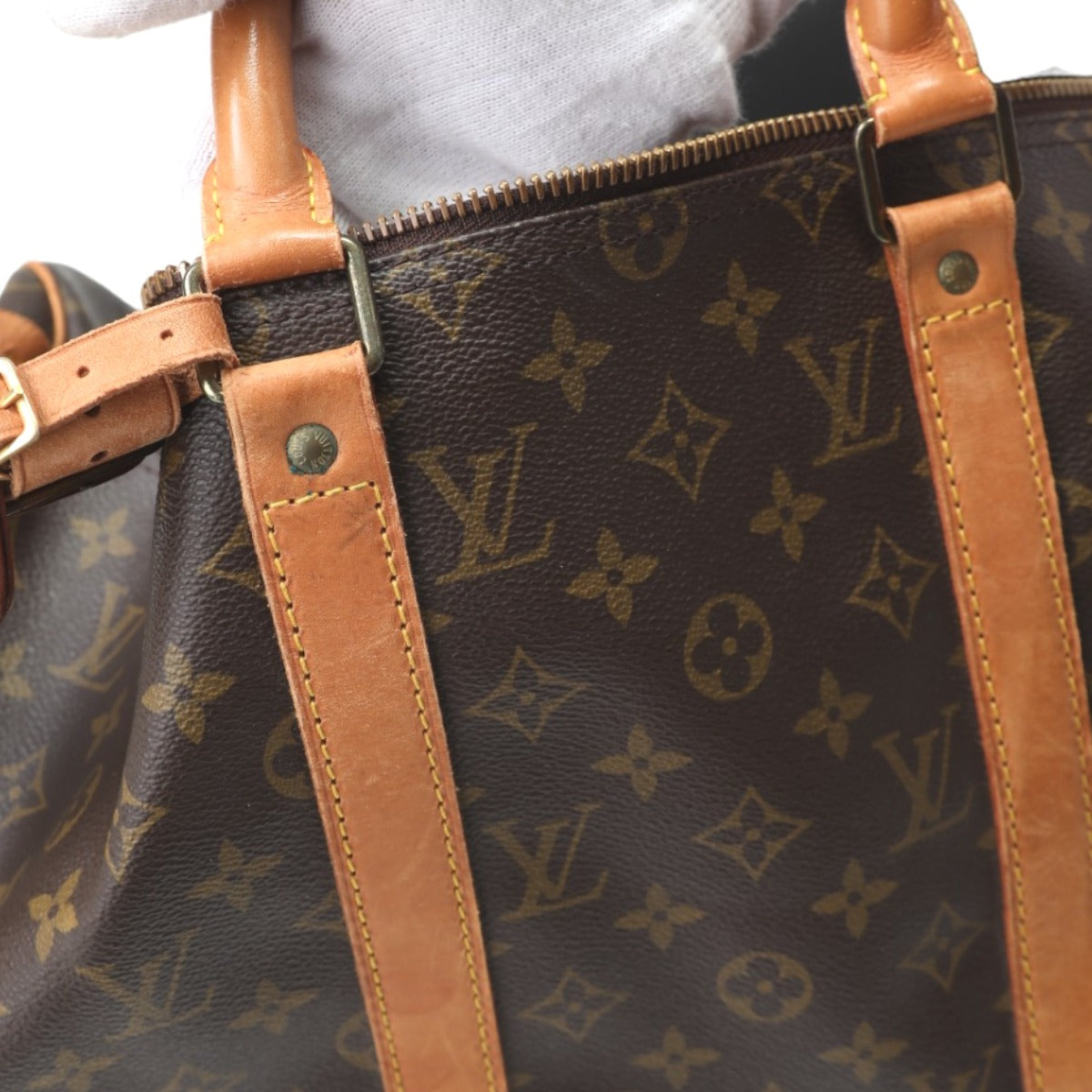 Louis Vuitton Boston Bag
 Keepall 50 Monogram Travel Bag Monogram Canvas M41426 Brown LV
 [SS]
 【second hand】 