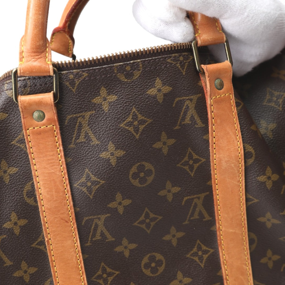 Louis Vuitton Boston Bag
 Keepall 50 Monogram Travel Bag Monogram Canvas M41426 Brown LV
 [SS]
 【second hand】 