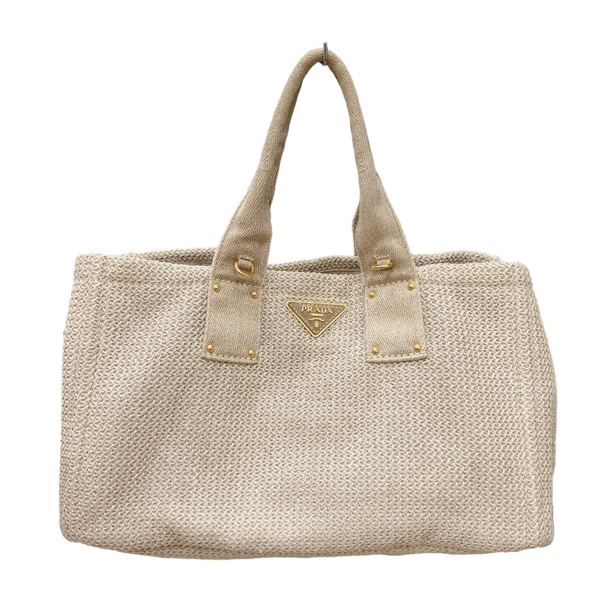 PRADA Tote Bag
 2WAY Bag Canvas Canapa Tote Canvas Beige [SS]
 【second hand】 