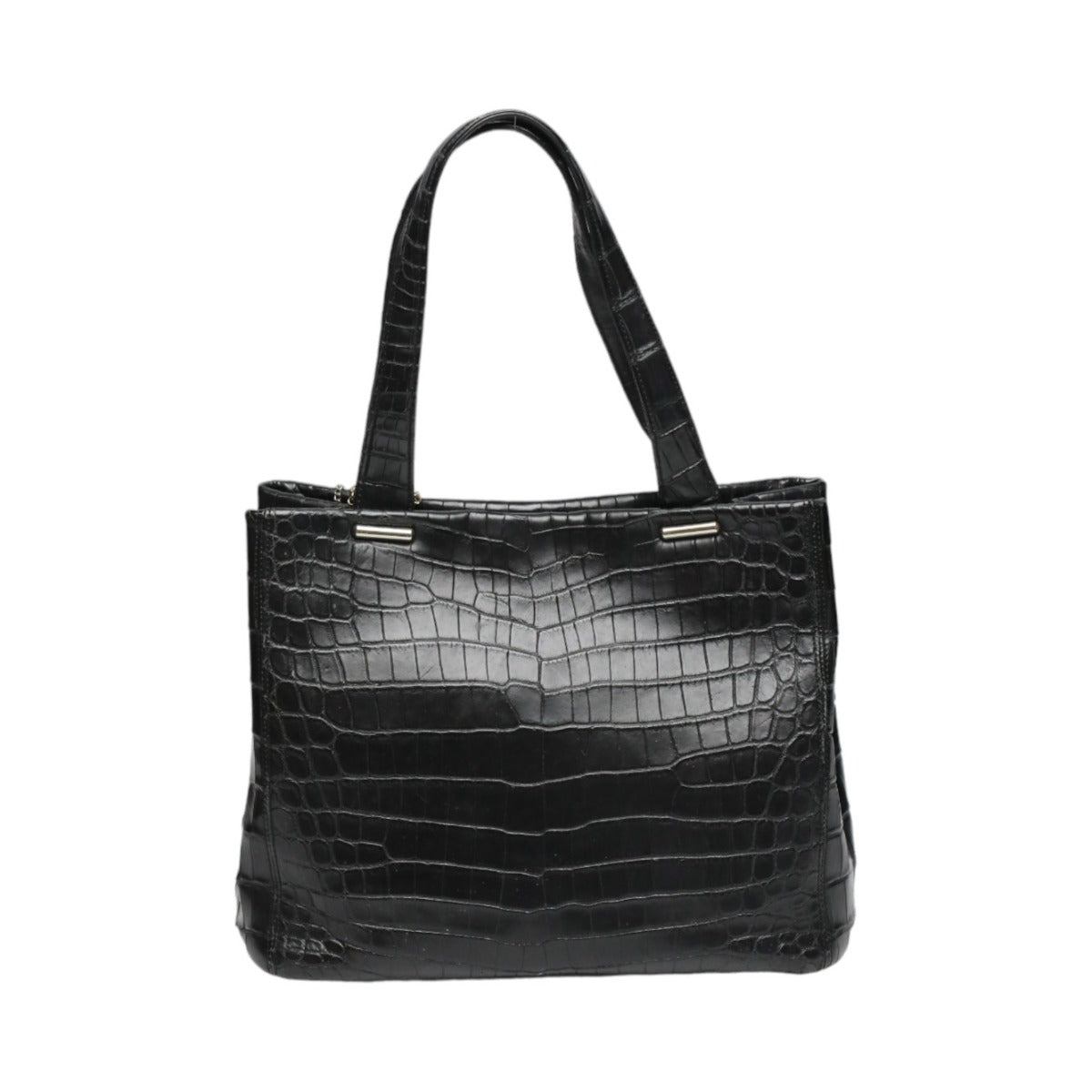 Crocodile handbag
 Handbag Matte JRA Crocodile Black [SS]
 【second hand】 