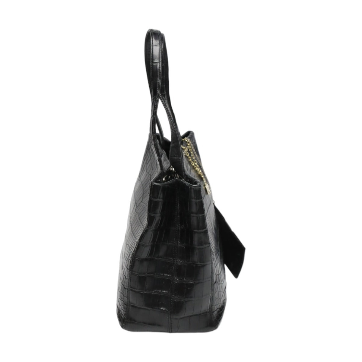 Crocodile handbag
 Handbag Matte JRA Crocodile Black [SS]
 【second hand】 