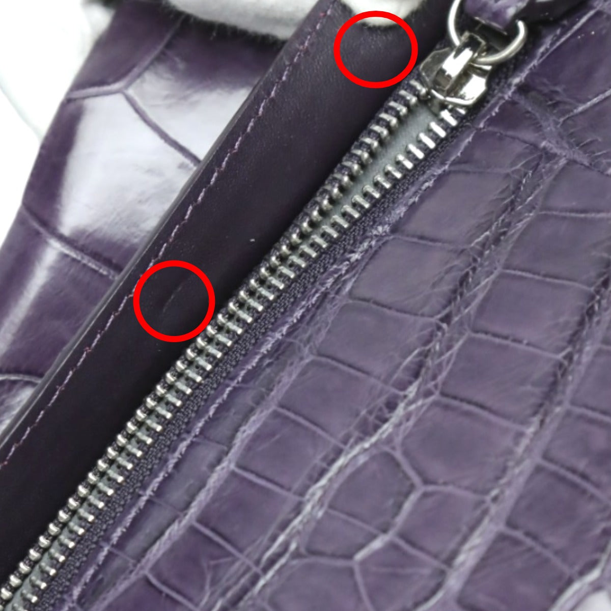 Crocodile handbag
 
Handbag Matte GRES PARIS Crocodile GRES PARIS Purple [SS]
 【second hand】 