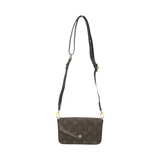 ルイヴィトン LOUIS VUITTON ショルダーバッグ
 ショルダー モノグラム ミュルティ・ポシェット・フェリシー モノグラムキャンバス M80091 ブラウン LV
 【SS】
 【中古】
