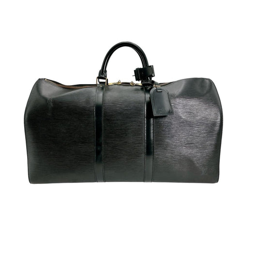 ルイヴィトン LOUIS VUITTON ボストンバッグ
 旅行かばん エピ キーポル50 エピレザー M42962 ブラック LV
 【SS】
 【中古】