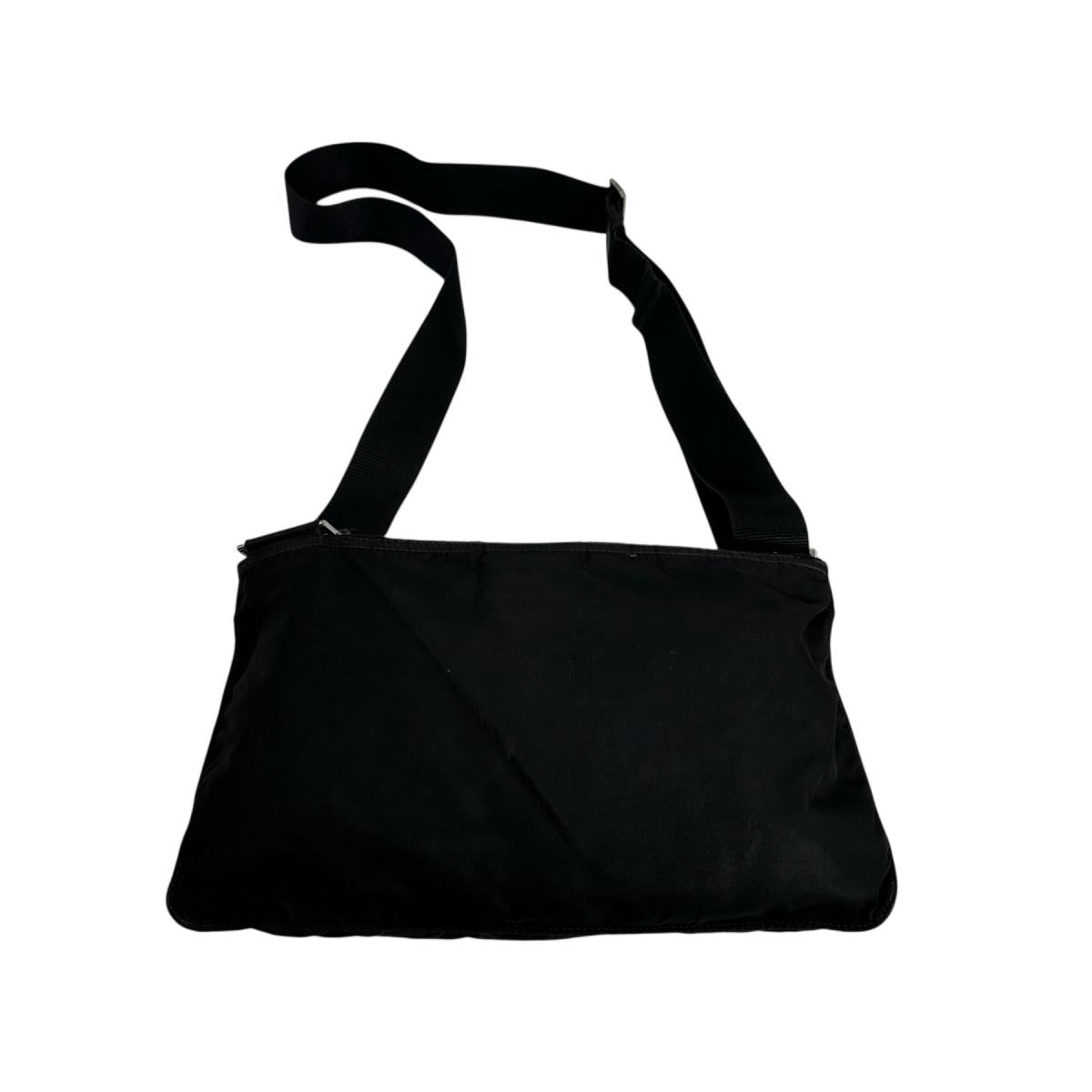 プラダ PRADA ショルダーバッグ
 ボディバッグ トライアングルロゴ ナイロン ブラック 【SS】
 【中古】