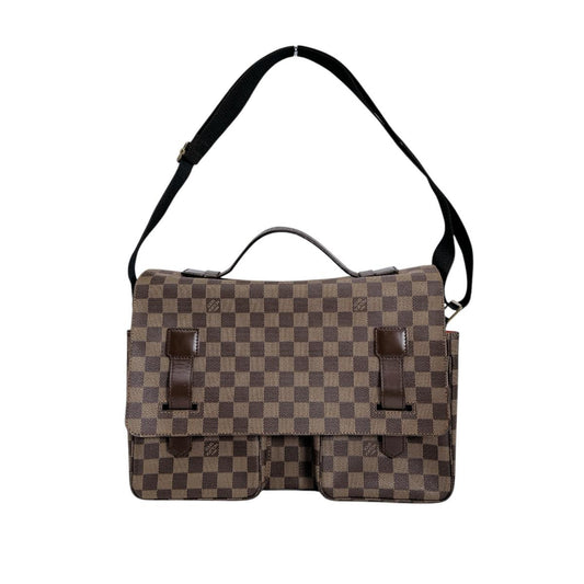 ルイヴィトン LOUIS VUITTON ショルダーバッグ
 2WAYバッグ ダミエ ブロードウェイ ダミエキャンバス N42270 ブラウン LV
 【SS】
 【中古】