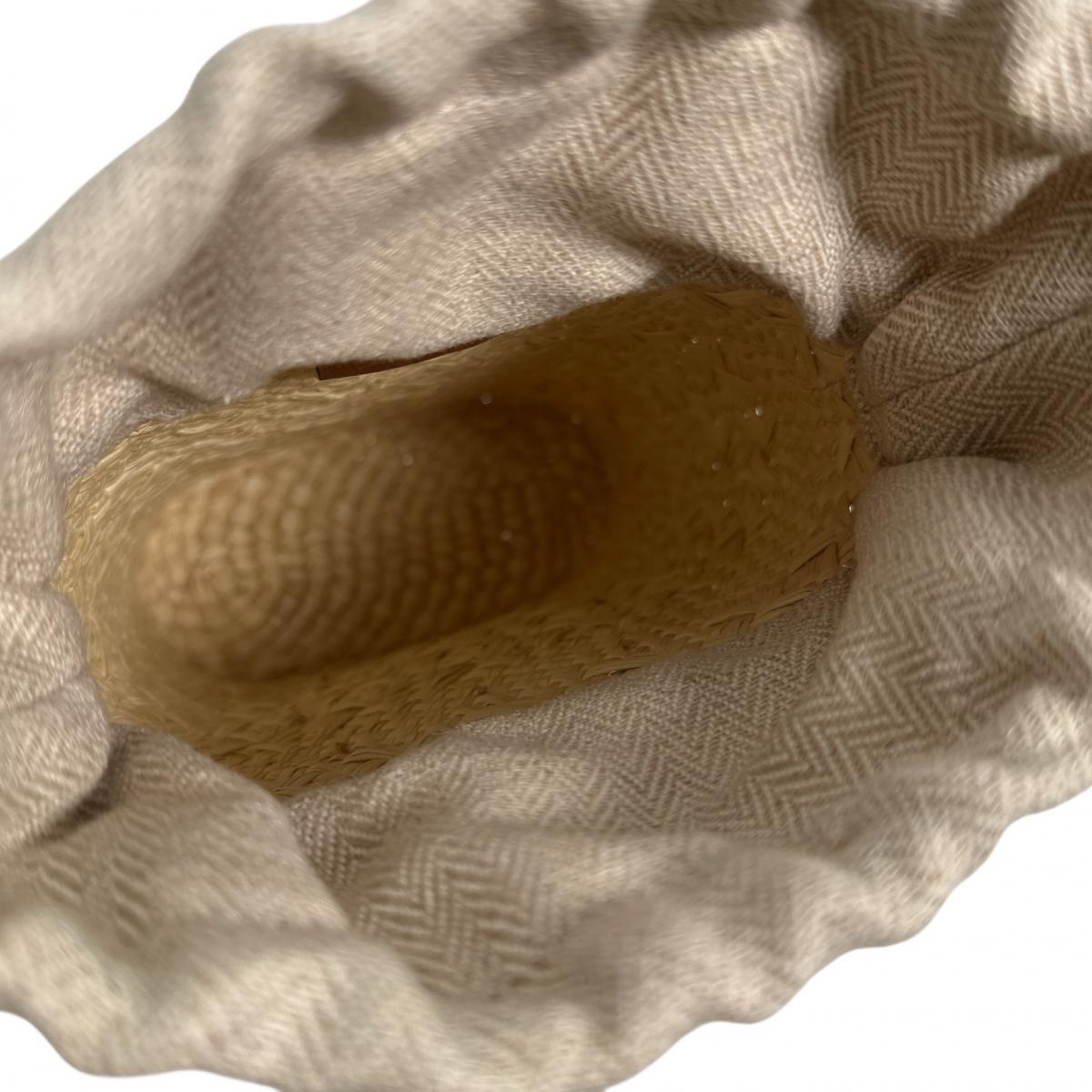 ロエベ LOEWE ショルダーバッグ
 クロスボディキャリー イラカヤシ&カーフ スクエアポケット カーフ ベージュ 【SS】
 【中古】