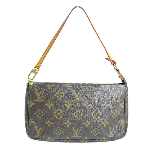 ルイヴィトン LOUIS VUITTON ポーチ
 アクセサリーポーチ モノグラム ポシェット・アクセソワール モノグラムキャンバス M51980 ブラウン LV
 【SS】
 【中古】
