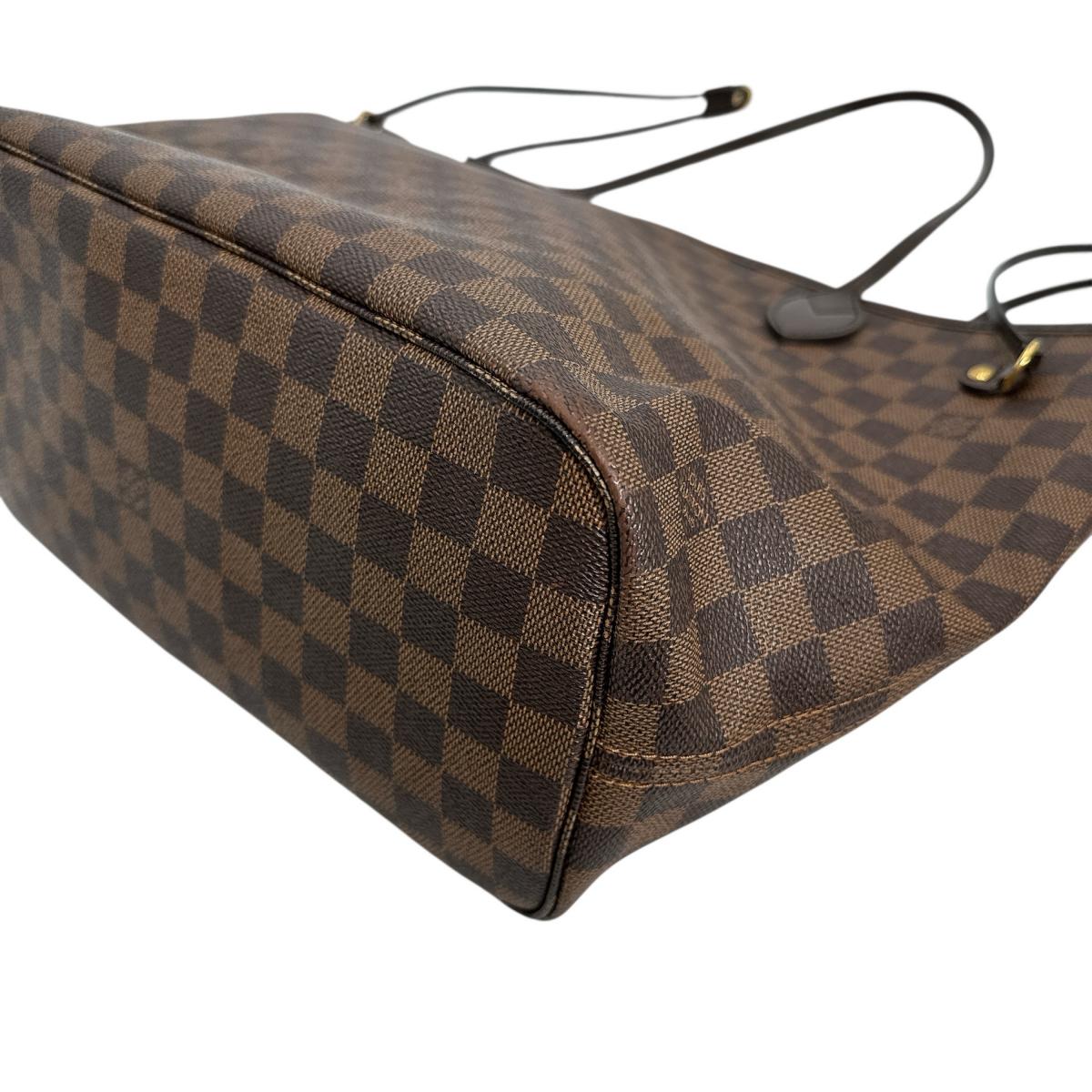 ルイヴィトン LOUIS VUITTON トートバッグ
 軽量 ダミエ ネヴァーフルMM ダミエキャンバス N51105 ブラウン LV
 【SS】
 【中古】
