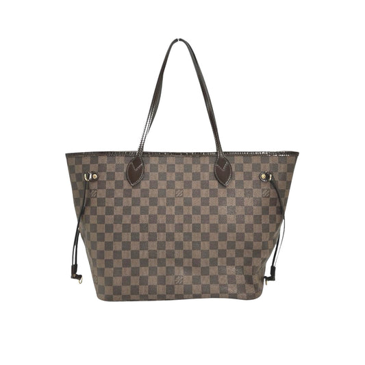 ルイヴィトン LOUIS VUITTON トートバッグ
 軽量 ダミエ ネヴァーフルMM ダミエキャンバス N51105 ブラウン LV
 【SS】
 【中古】