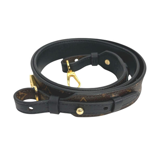 ルイヴィトン LOUIS VUITTON ショルダーストラップ
 ストラップ モノグラム 幅3cm モノグラムキャンバス J02331 ブラウン LV
 【SS】
 【中古】
