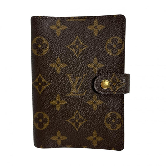 ルイヴィトン LOUIS VUITTON 手帳カバー
 手帳ケース モノグラム アジェンダPM モノグラムキャンバス R20005 ブラウン LV
 【SS】
 【中古】
