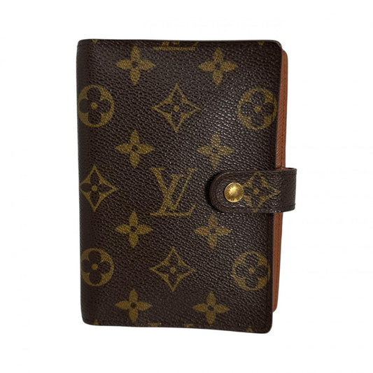 ルイヴィトン LOUIS VUITTON 手帳カバー
 手帳ケース モノグラム アジェンダPM モノグラムキャンバス R20005 ブラウン LV
 【SS】
 【中古】