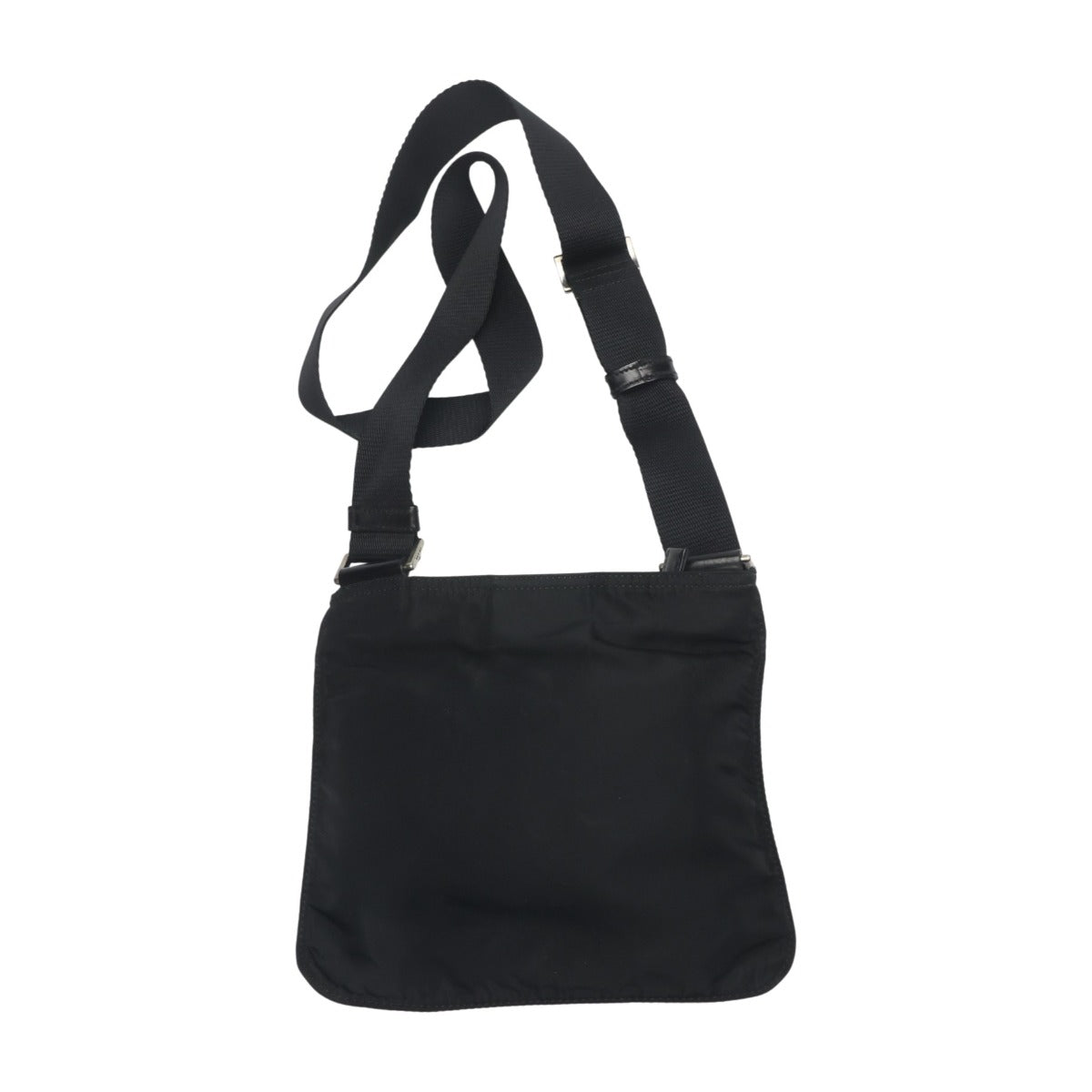 プラダ PRADA ショルダーバッグ
 ボディバッグ トライアングルロゴ ナイロン ブラック 【SS】
 【中古】