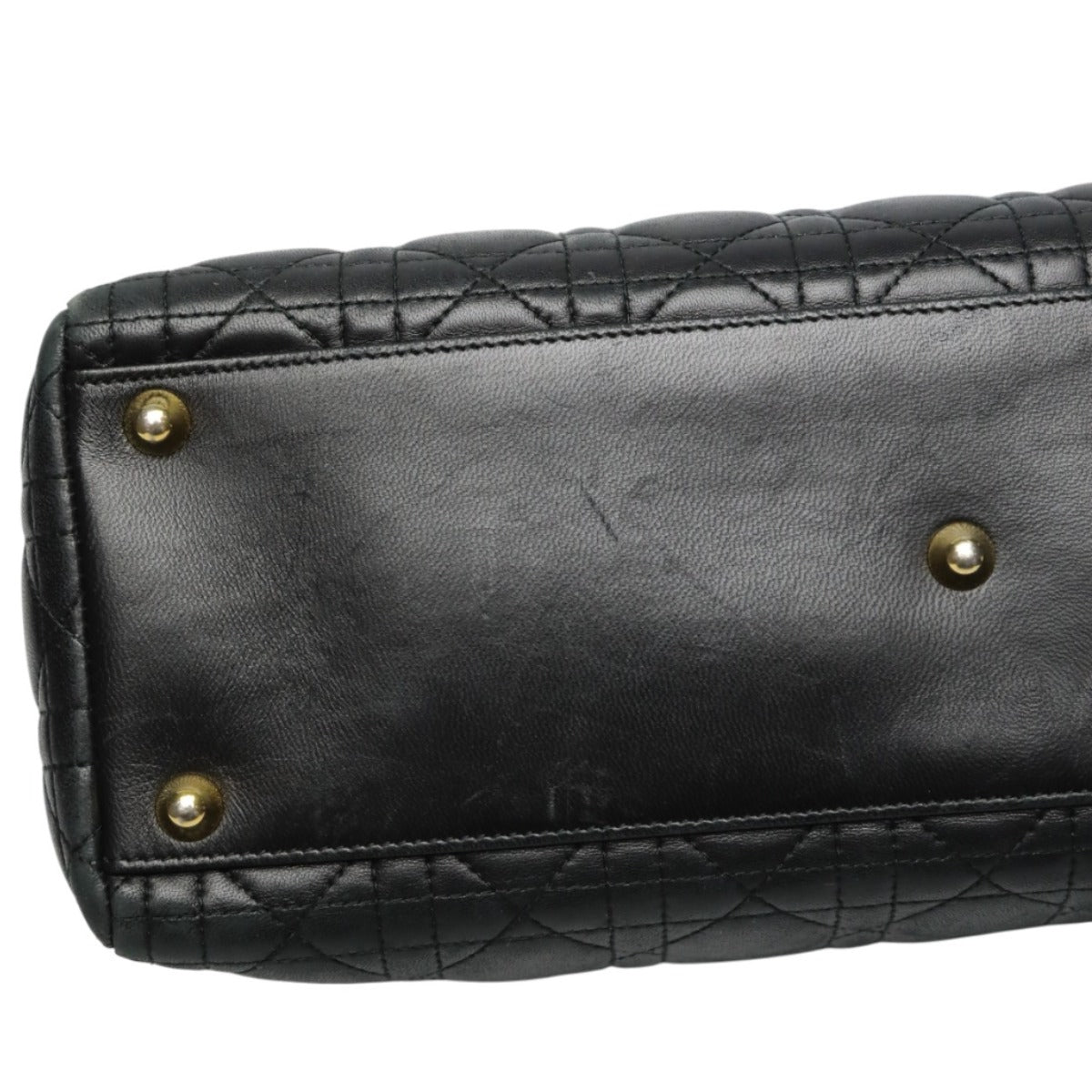 クリスチャンディオール Christian Dior ハンドバッグ
 2WAYショルダーバッグ レディディオール カナージュ 牛革 ブラック 【SS】
 【中古】