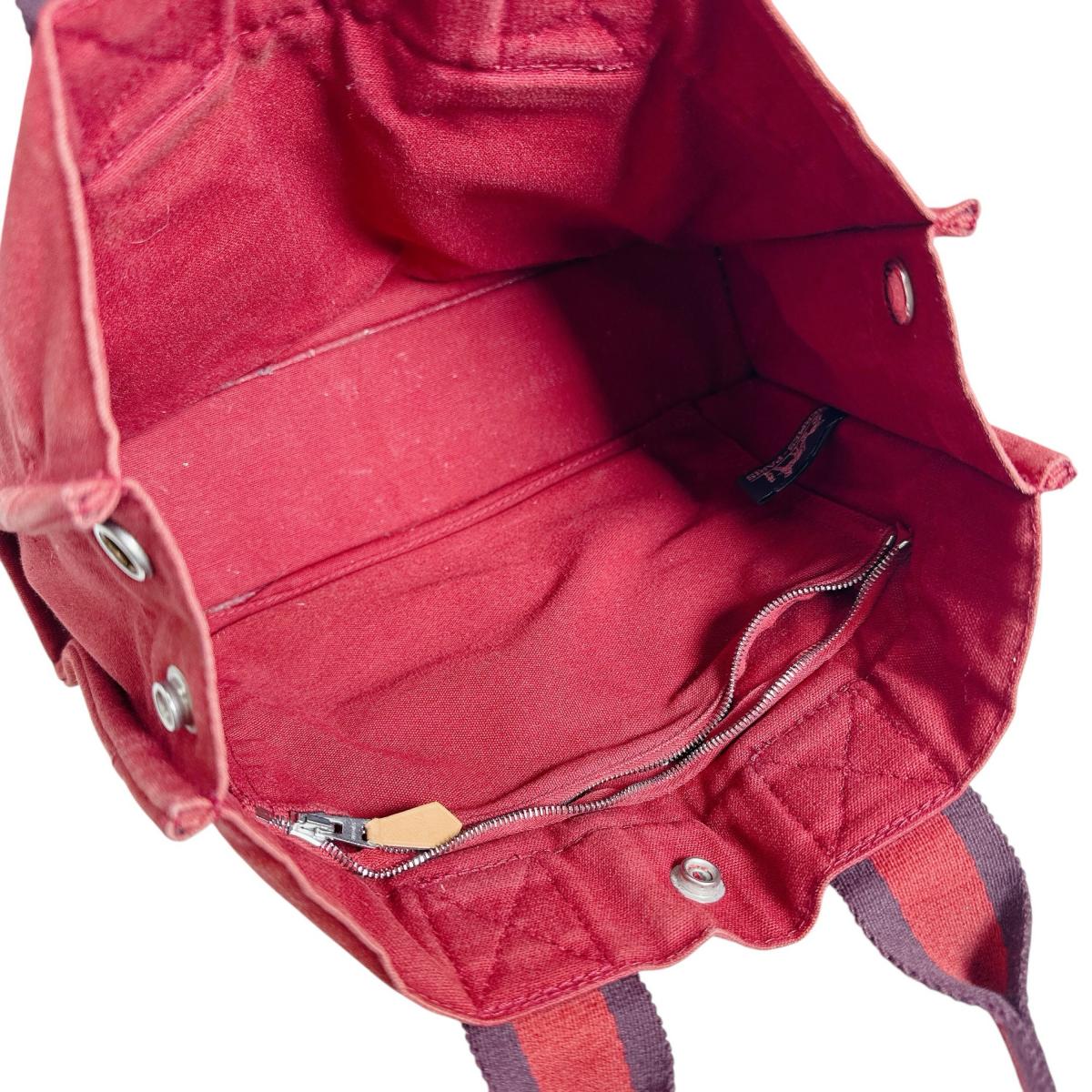 エルメス HERMES ハンドバッグ
 ハンドバッグ フールトゥトートPM キャンバス レッド 【SS】
 【中古】