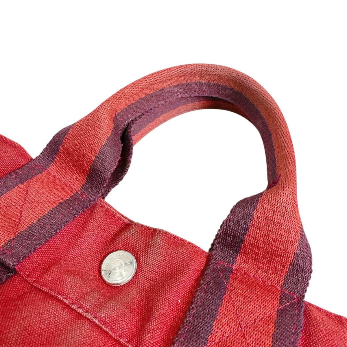 エルメス HERMES ハンドバッグ
 ハンドバッグ フールトゥトートPM キャンバス レッド 【SS】
 【中古】