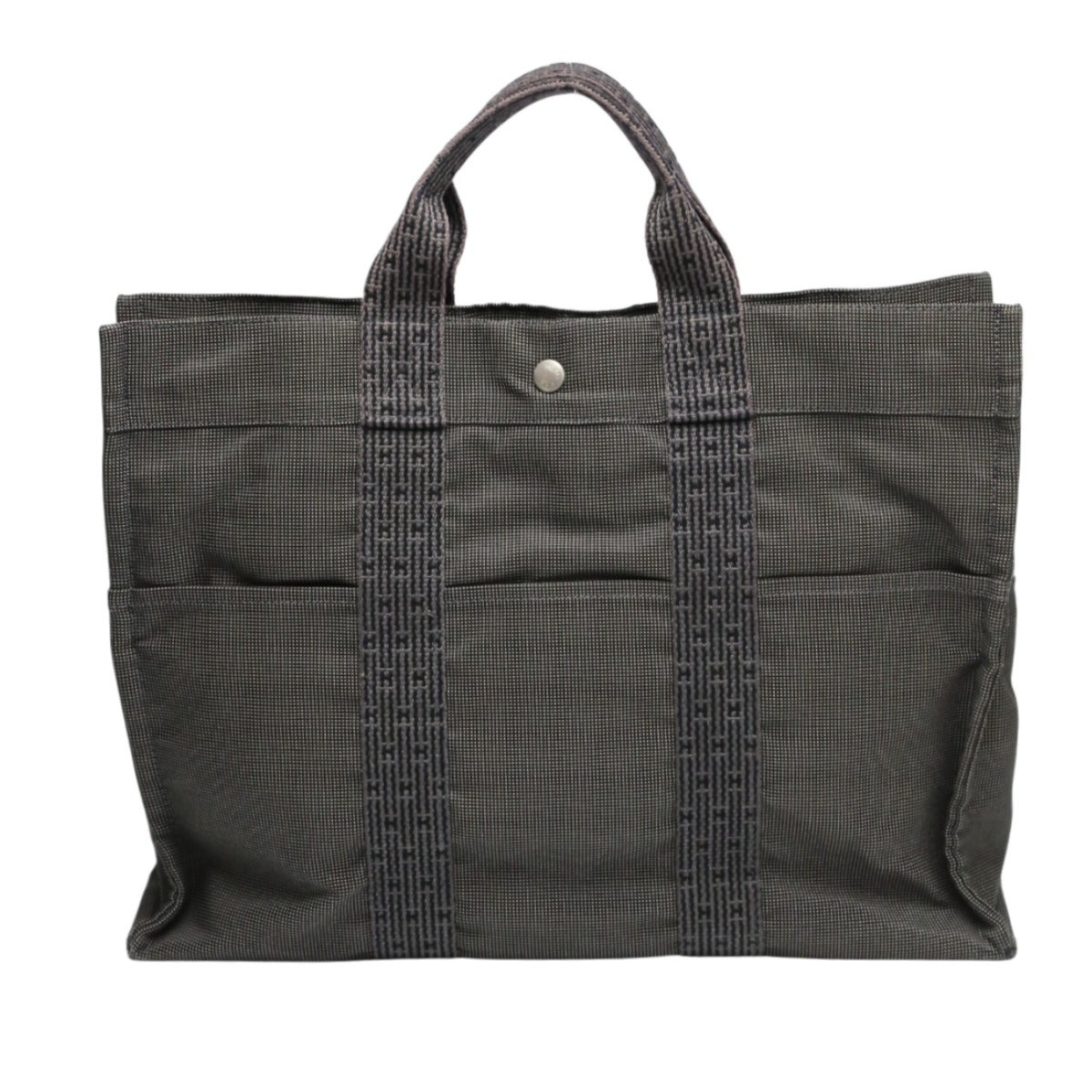 エルメス HERMES トートバッグ
 トートバッグ ビジネスバッグ エールライントートMM キャンバス グレー 【SS】
 【中古】