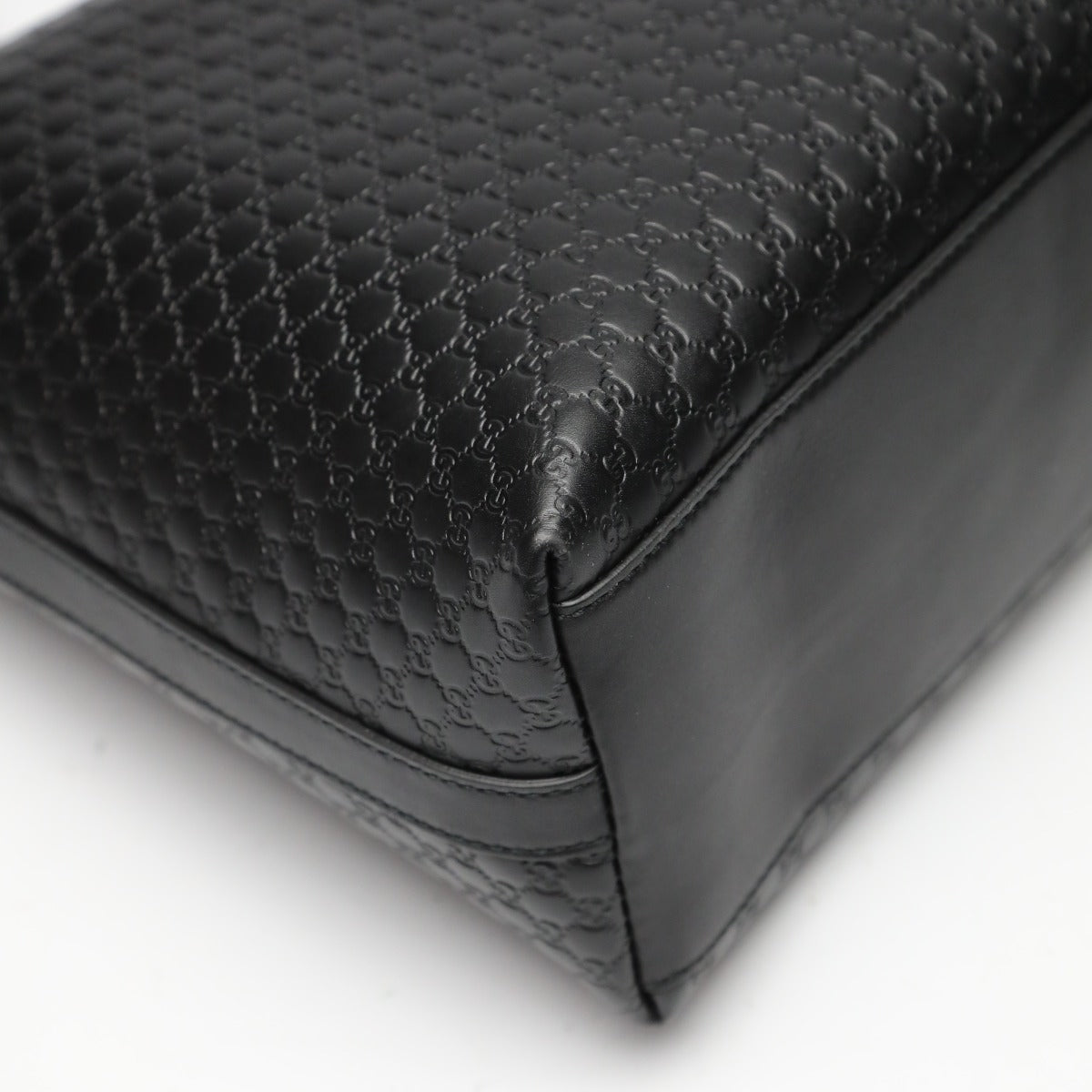 グッチ GUCCI ショルダーバッグ
 ワンショルダーバッグ グッチシマ マイクロ レザー 449732 ブラック 【SS】
 【中古】