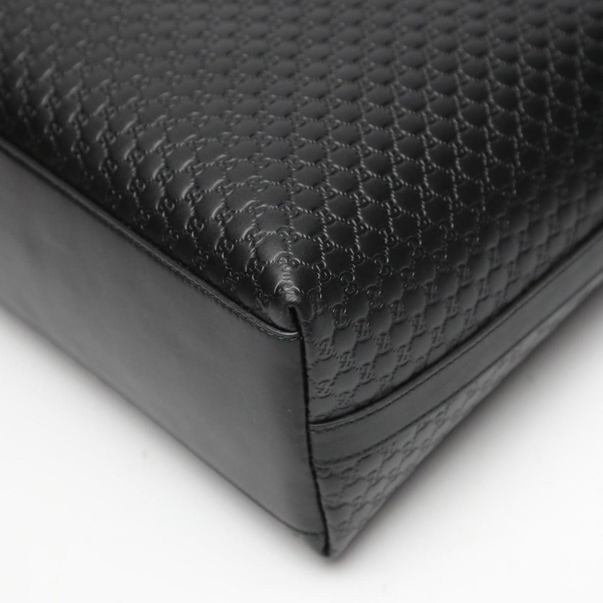 グッチ GUCCI ショルダーバッグ
 ワンショルダーバッグ グッチシマ マイクロ レザー 449732 ブラック 【SS】
 【中古】