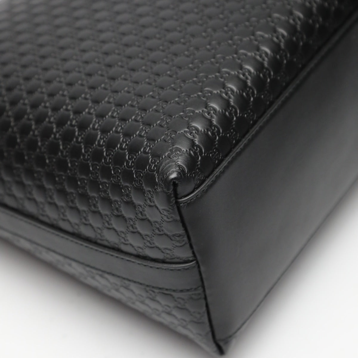 グッチ GUCCI ショルダーバッグ
 ワンショルダーバッグ グッチシマ マイクロ レザー 449732 ブラック 【SS】
 【中古】