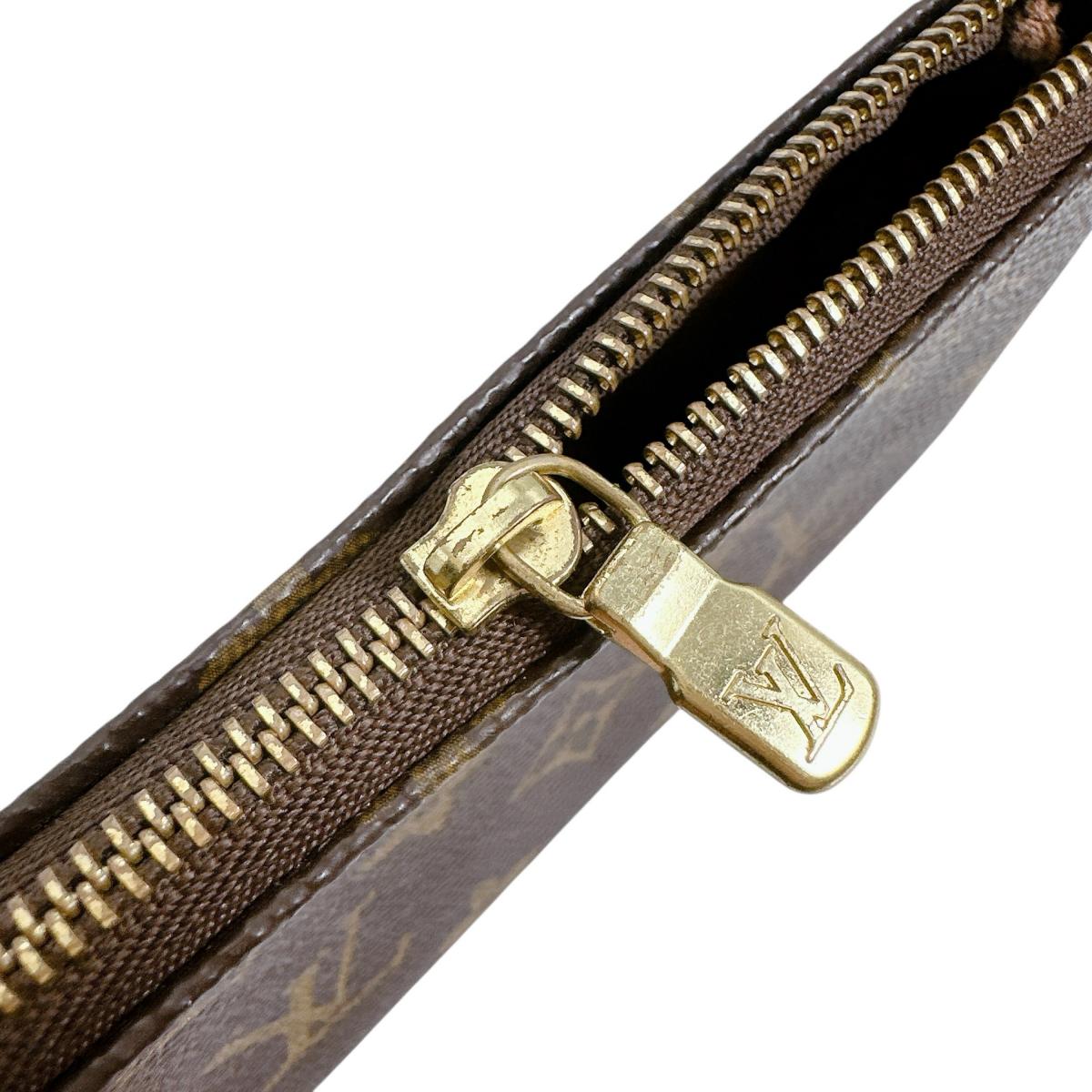 ルイヴィトン LOUIS VUITTON ポーチ
 ミニアクセサリーポーチ モノグラム ミニ・ポシェット・アクセソワール モノグラムキャンバス M58009 ブラウン LV
 【SS】
 【中古】