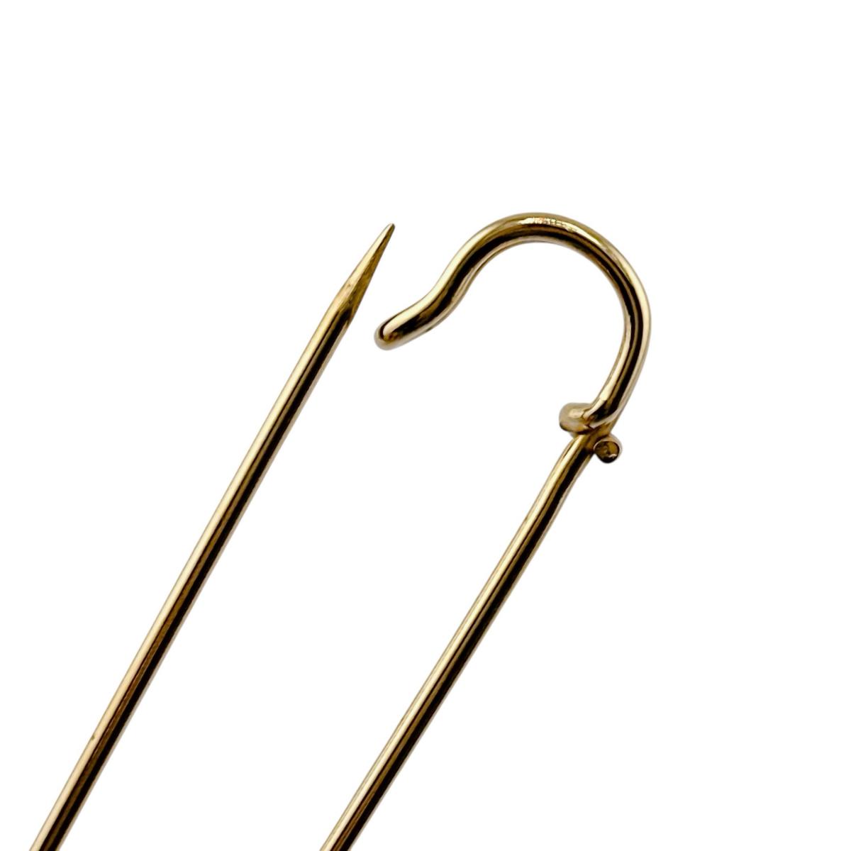 エルメス HERMES ブローチ
 セリエ アクセサリー ピンブローチ メタル ゴールド 【SS】
 【中古】