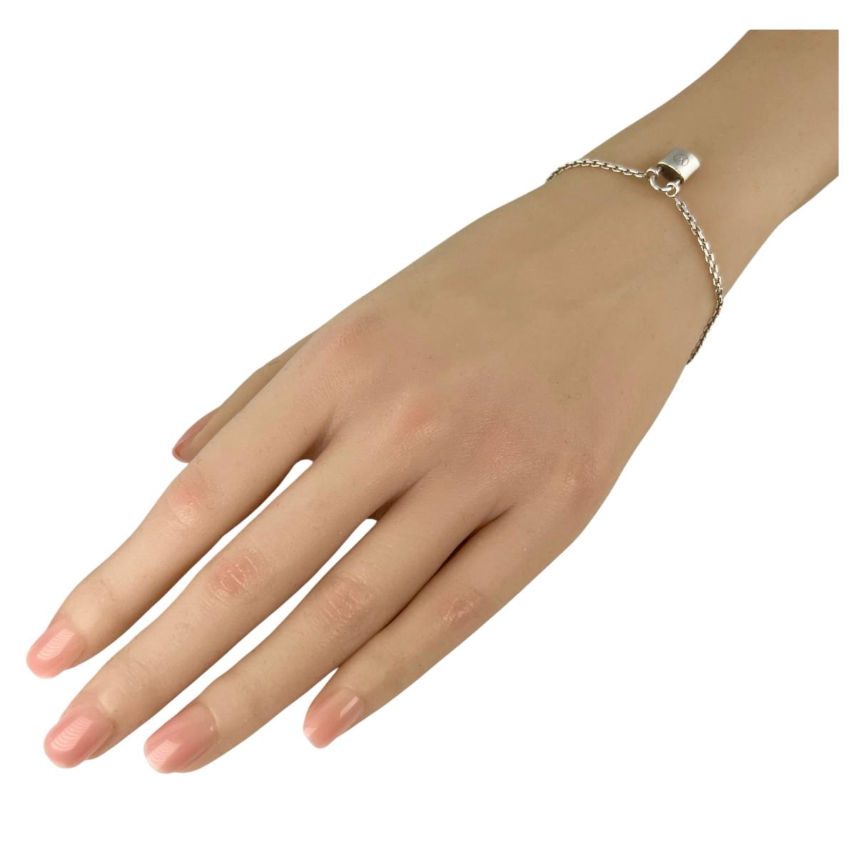 ルイヴィトン LOUIS VUITTON ブレスレット
 アクセサリー パドロック シルバー・ロックイット メタル Q95450 シルバー LV
 【SS】
 【中古】
