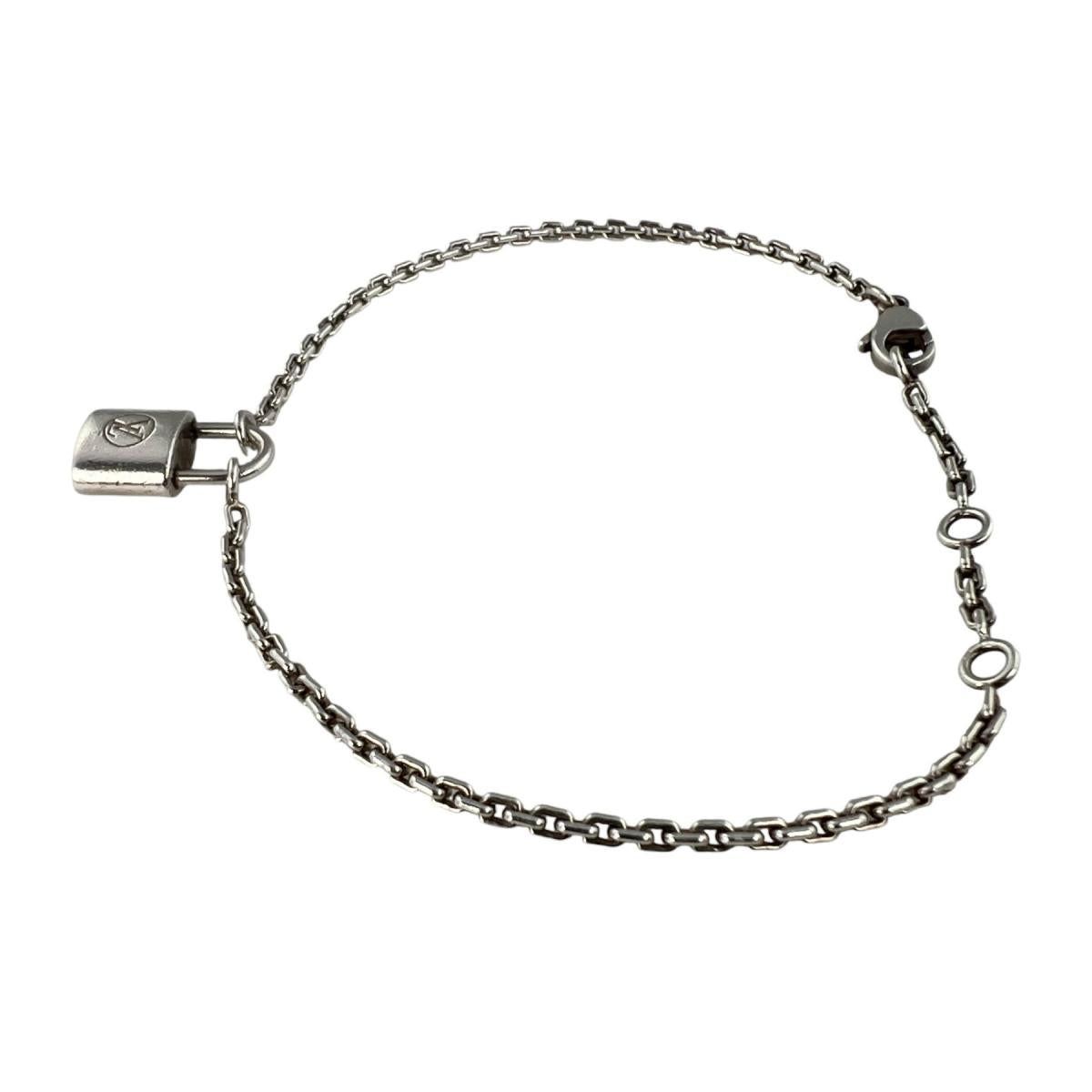ルイヴィトン LOUIS VUITTON ブレスレット
 アクセサリー パドロック シルバー・ロックイット メタル Q95450 シルバー LV
 【SS】
 【中古】