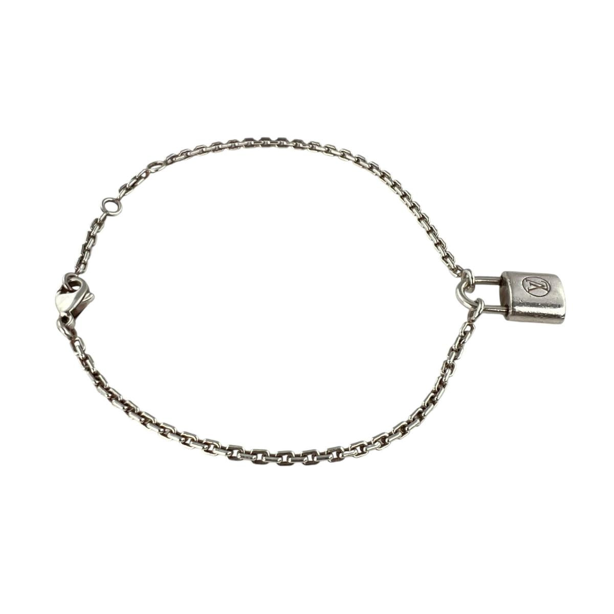 ルイヴィトン LOUIS VUITTON ブレスレット
 アクセサリー パドロック シルバー・ロックイット メタル Q95450 シルバー LV
 【SS】
 【中古】