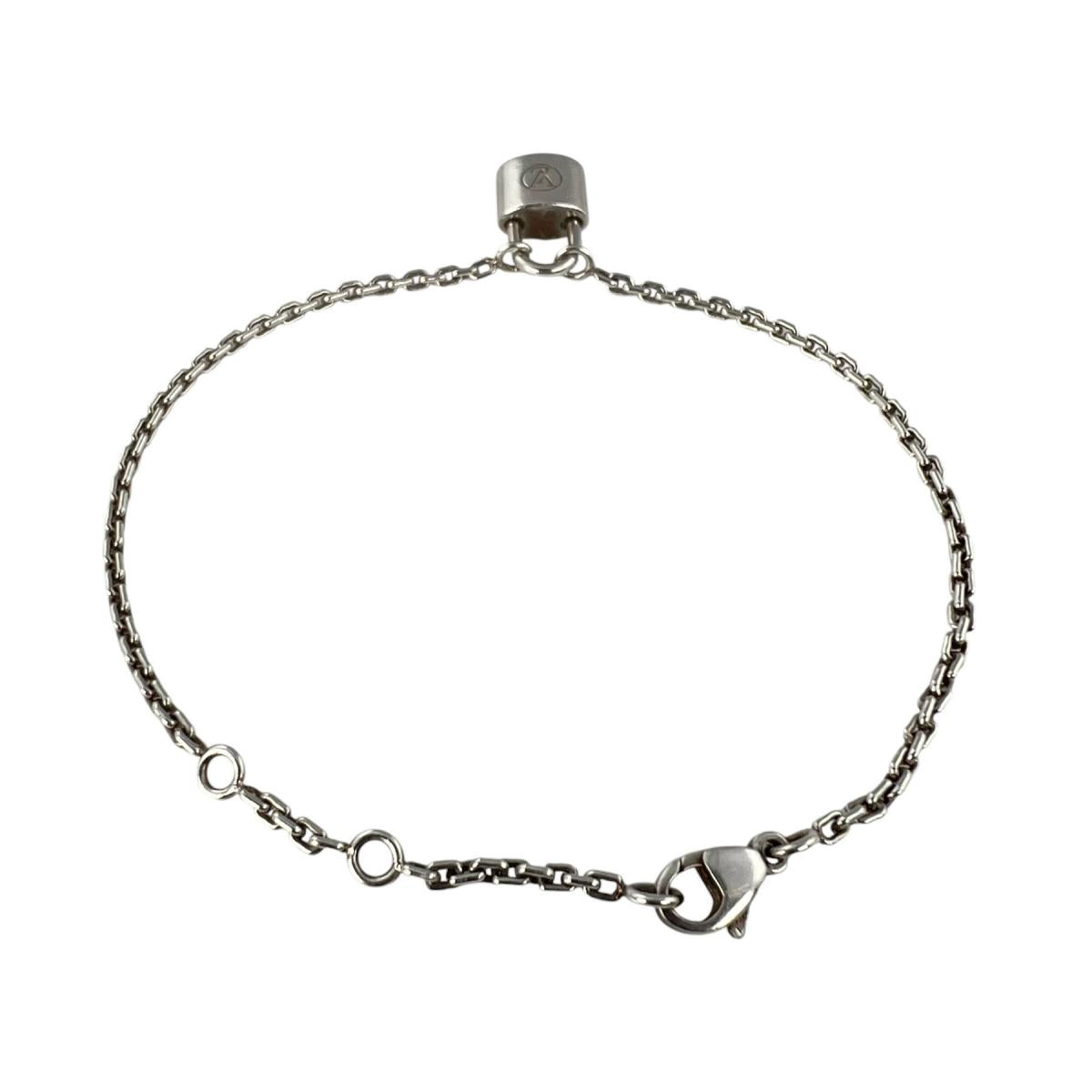 ルイヴィトン LOUIS VUITTON ブレスレット
 アクセサリー パドロック シルバー・ロックイット メタル Q95450 シルバー LV
 【SS】
 【中古】