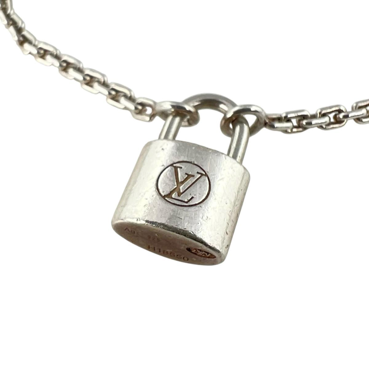 ルイヴィトン LOUIS VUITTON ブレスレット
 アクセサリー パドロック シルバー・ロックイット メタル Q95450 シルバー LV
 【SS】
 【中古】