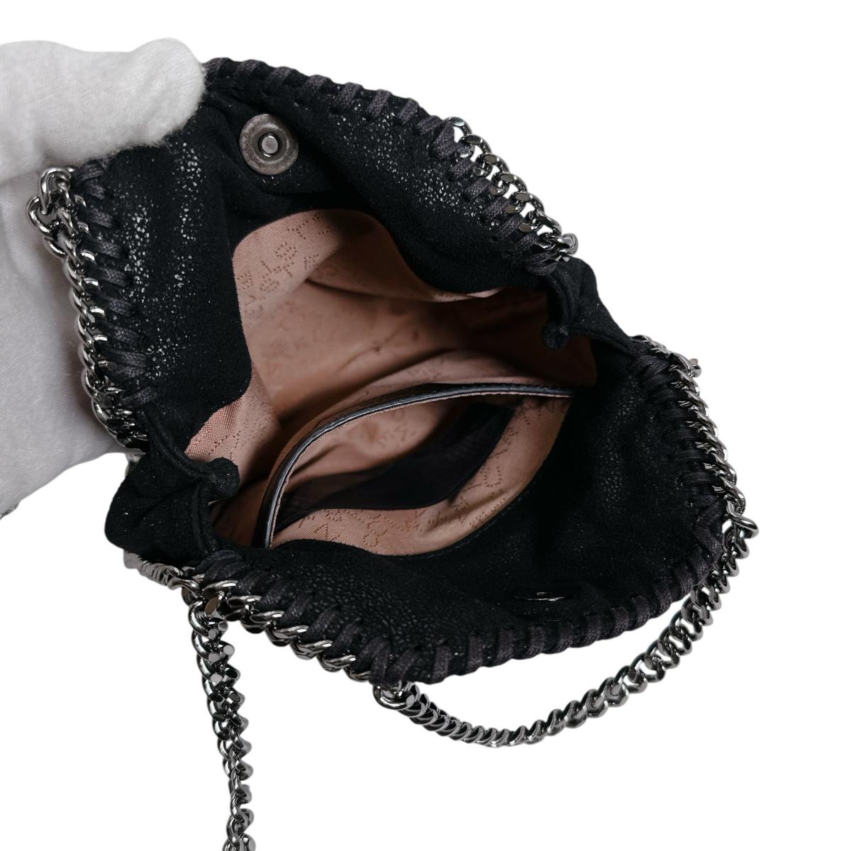 ステラマッカートニー Stella McCartney ショルダーバッグ
 斜めがけ ミニショルダー ボディバッグ ブラック 【SS】
 【中古】