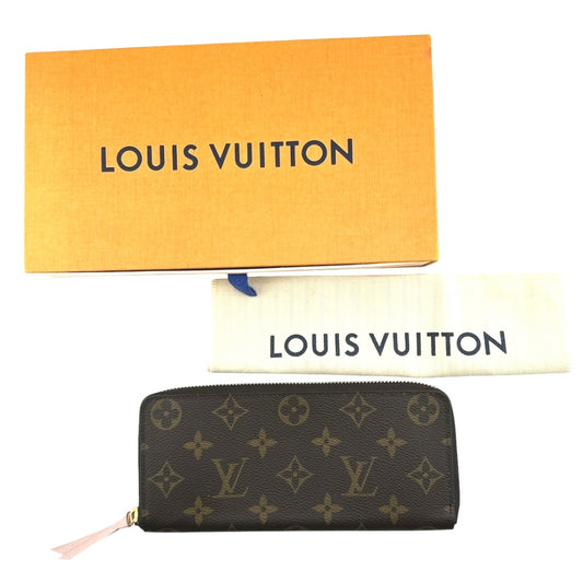 ルイヴィトン LOUIS VUITTON 長財布
 クレマンス  モノグラム  ローズバレリーヌ モノグラムキャンバス M61298 ローズバレリーヌ LV
 【中古】