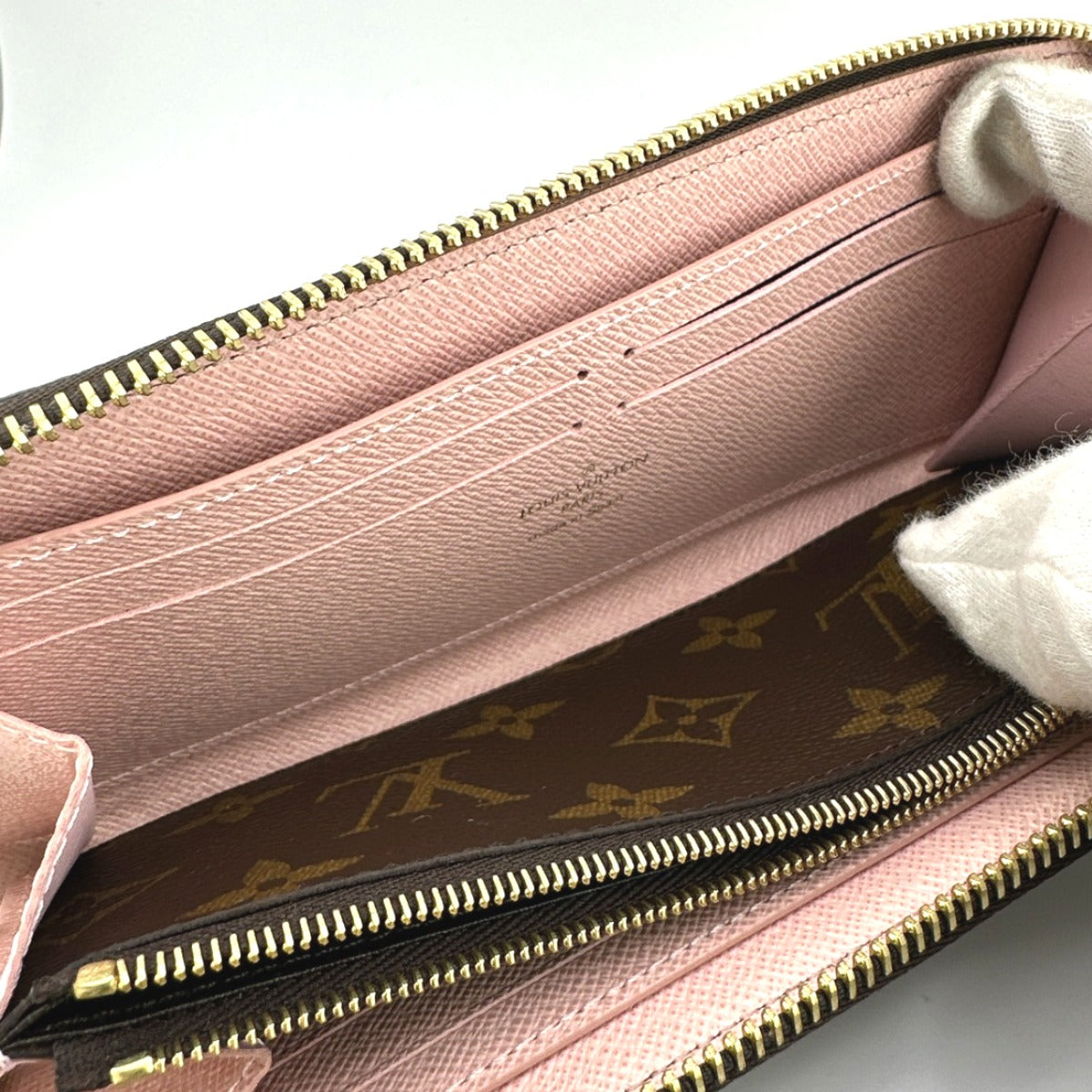 ルイヴィトン LOUIS VUITTON 長財布
 クレマンス  モノグラム  ローズバレリーヌ モノグラムキャンバス M61298 ローズバレリーヌ LV
 【中古】