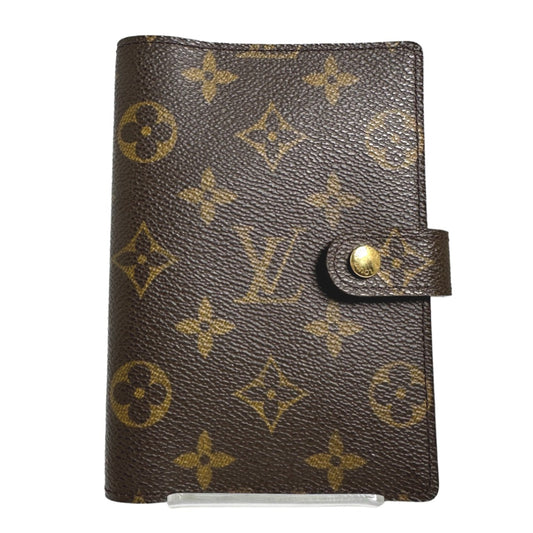 Louis Vuitton LOUIS VUITTON Notebook Cover
 Monogram Agenda PM Planner Case Monogram Canvas R20005 Brown LV
 [SS]
 【second hand】 