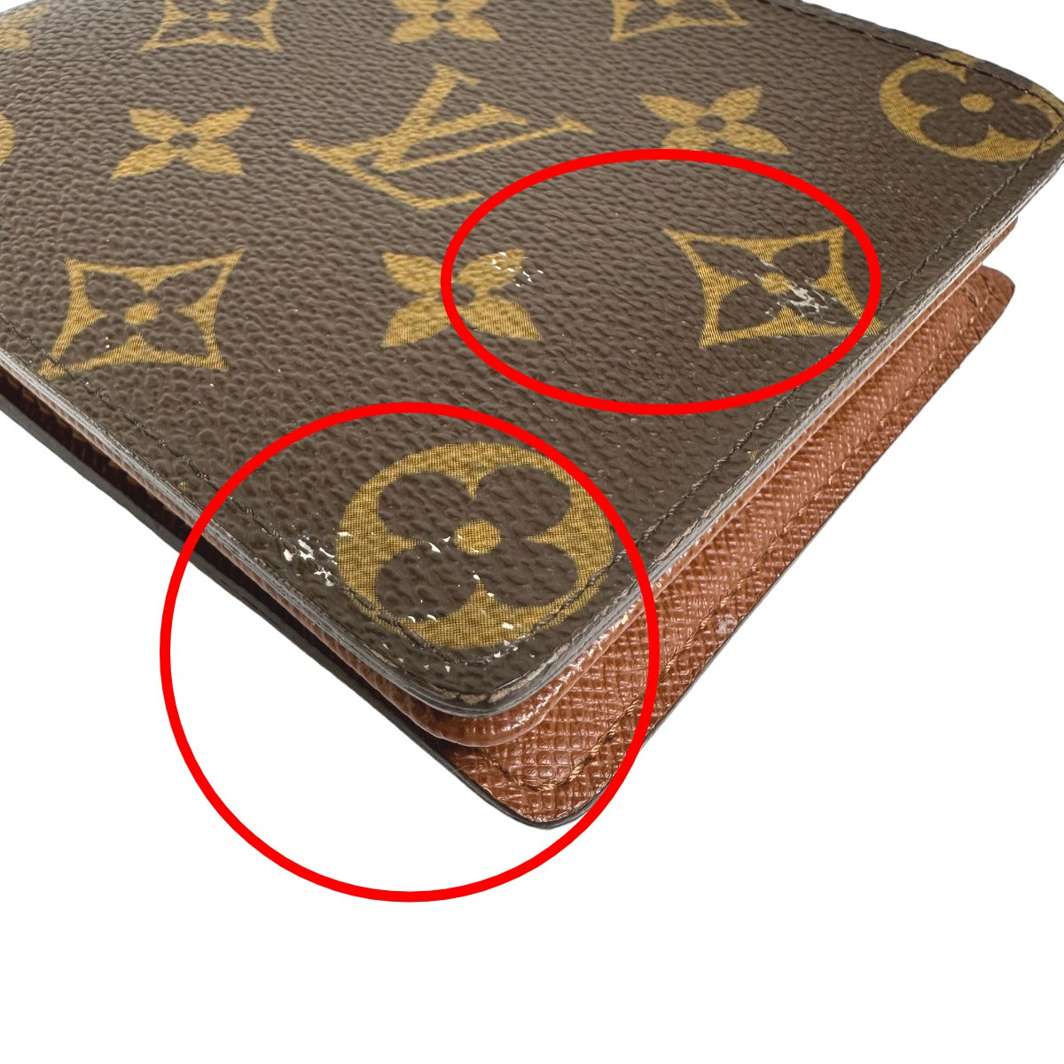 ルイヴィトン LOUIS VUITTON 二つ折り財布
 二つ折り財布 モノグラム ポルトフォイユ・フロリン モノグラムキャンバス M60026 ブラウン LV
 【SS】
 【中古】